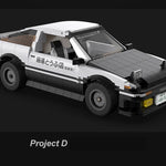 Ae86 Trueno® Initial D RC version | 1324 PCS MOC Building block car (RC version)