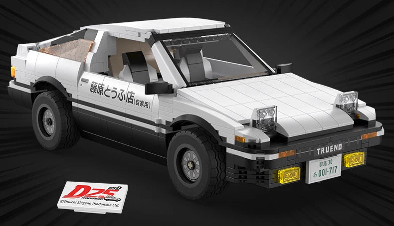 Ae86 Trueno® Initial D RC version | 1324 PCS MOC Building block car (RC version)