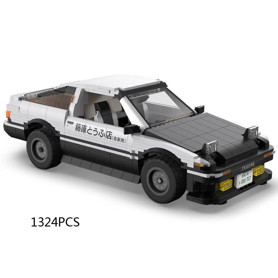 Ae86 Trueno® Initial D RC version | 1324 PCS MOC Building block car (RC version)