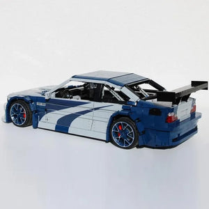 M3 E46 GTR® RC VERSION| 5178 PCS MOC Building block car (RC feature)